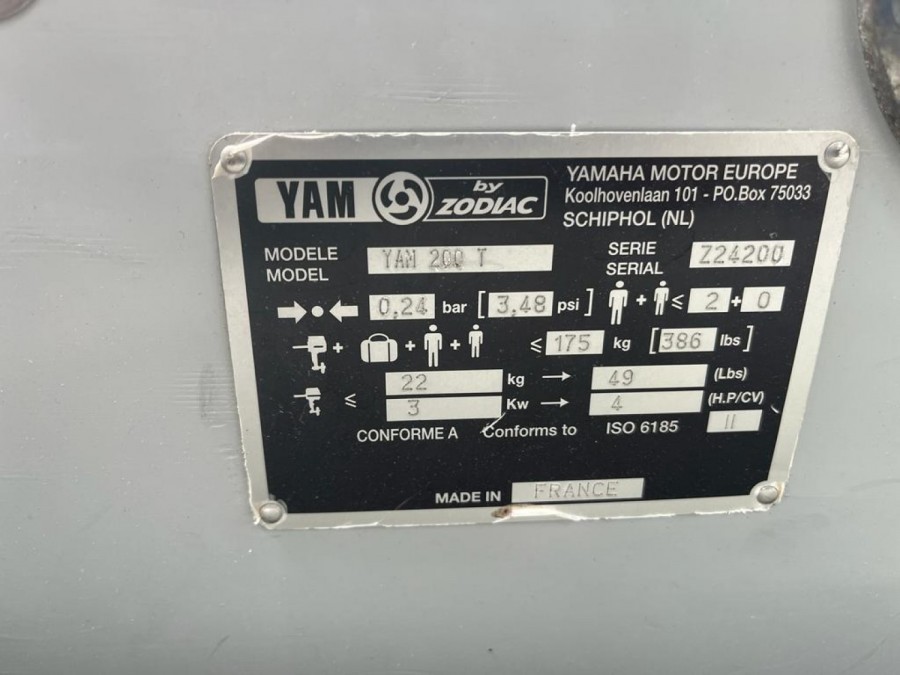 ZODIAC YAM 200 T - 4